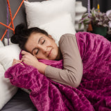 Therapiedecken 4-Jahreszeiten Bezug in Lila