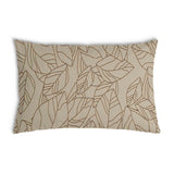 Gesundheitskissen Beige Mit Blattform Schwarz