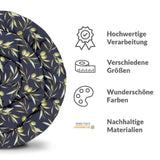 Therapiedecken Baumwollbezug mit Oliven