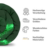 Therapiedecken Bettwäschen Set Grün Matrix DNA